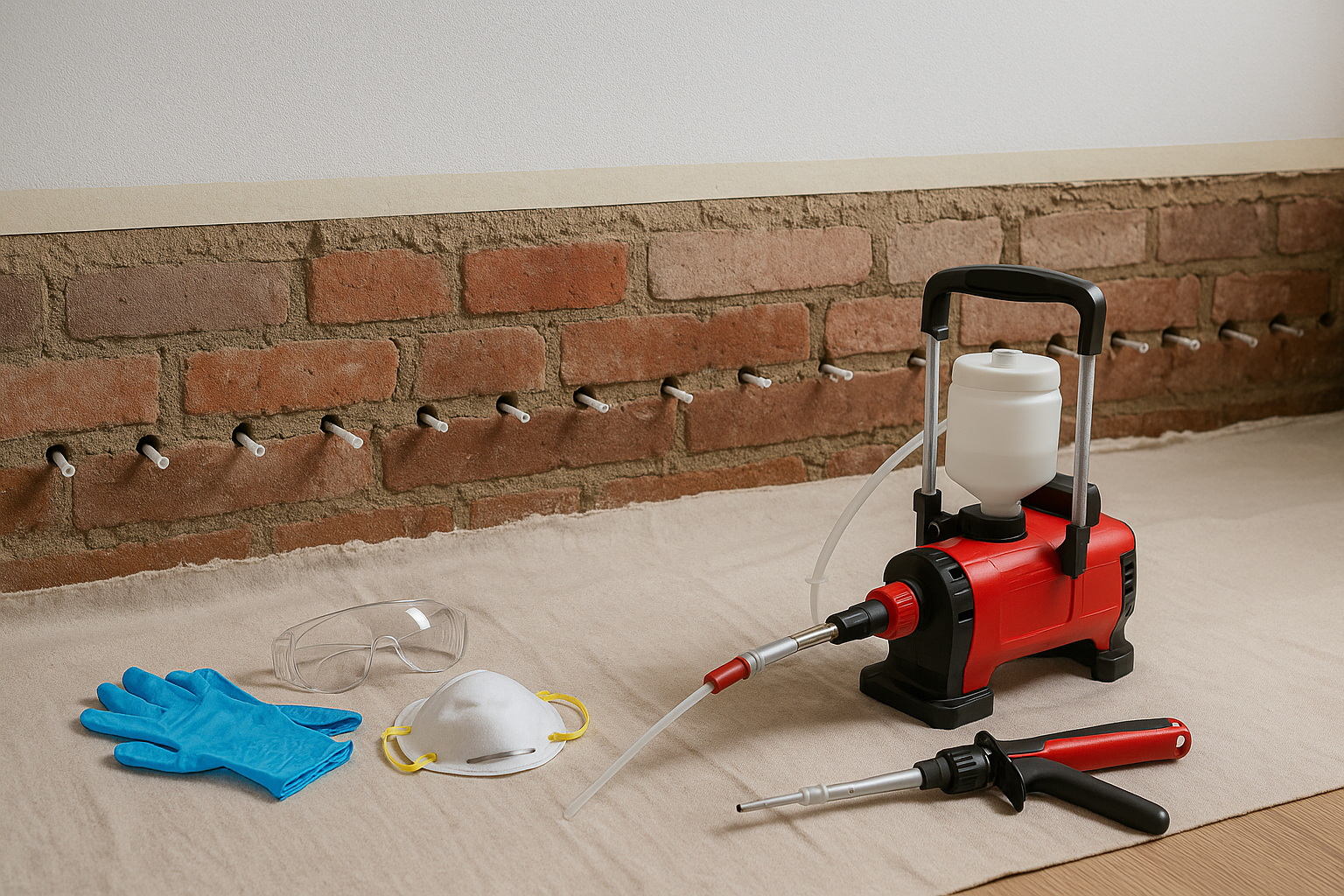 Rising damp treatment